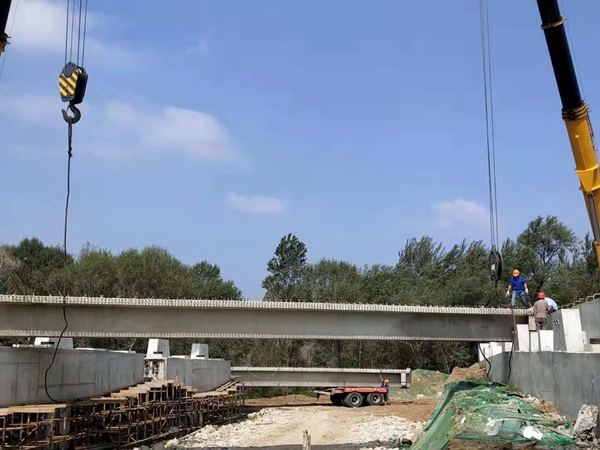 北京城建七建設工程有限公司--北京延慶新城阜康路道路工程橋梁工程第一標段
